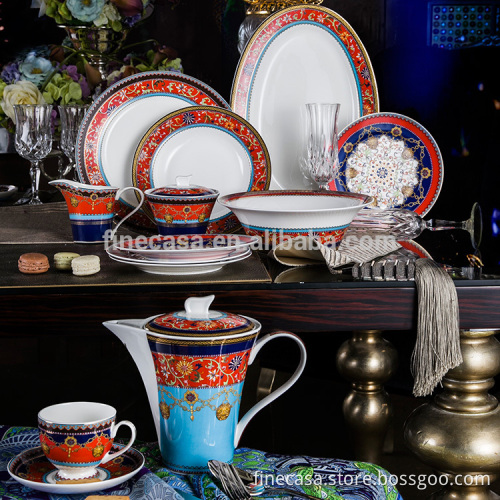 47 Pieces Luxury Dinnerware Set